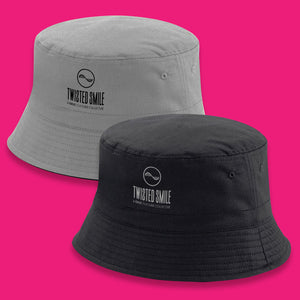 REVERSIBLE BUCKET HAT (BLACK/LIGHT GREY)